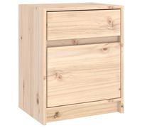 Vidaxl Bedside Cabinet 40X31X50 Cm Solid Pinewood