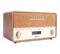 (Light Wood) Denver DAB-36 Retro Bluetooth DAB+ FM Radio