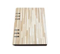 Light Wood Planks Notebook A5, Pu Leather Notebooks, Lined Paper A5 Spiral Notebook Lined 180Pages/90Sheets, Jotter for Women, Writing Books for Office, Journaling Supplies Journal Diary