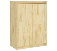 (light wood) vidaXL Solid Pinewood Sideboard Highboard Book Side Cabinet Multi Colours