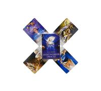 Light Worker Oracle Cards A 54 Tarot English Divination Edition Deck Borad Games