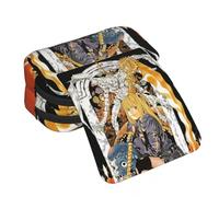 Light Yagami Pencil Case Anime Misa Amane/L Pen Box Large Capacity Students Pen Bag Zipper 2 Layer Pocket Stationary Pouch Back to School Supplies for Boys Girls
