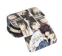 Light Yagami Pencil Case Anime Misa Amane/L Pen Box Large Capacity Students Pen Bag Zipper 2 Layer Pocket Stationary Pouch Back to School Supplies for Boys Girls
