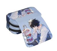 Light Yagami Pencil Case Anime Misa Amane/L Pen Box Large Capacity Students Pen Bag Zipper 2 Layer Pocket Stationary Pouch Back to School Supplies for Boys Girls