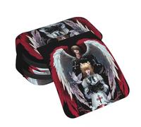 Light Yagami Pencil Case Anime Misa Amane/L Pen Box Large Capacity Students Pen Bag Zipper 2 Layer Pocket Stationary Pouch Back to School Supplies for Boys Girls