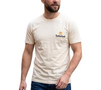 (Light Yellow, 2XL) Timberland Mens T Shirts Casual Summer Top