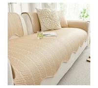 Light Yellow 3D Breathable IceSofa Cover Universal Summer Couch Protector for Living Room 70x210cm Cool and Comfortable Furniture Shield