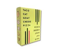 (Light Yellow) Goat Taco Cat Cheese Pizza Card Board Game Family Interactive Parties Gifts