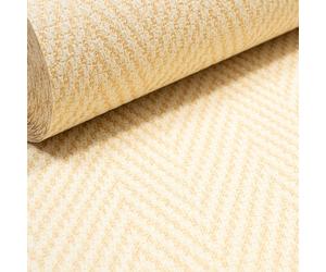 Light Yellow Herringbone Wallpaper Textured Vinyl Paste the Wall Thick Plain