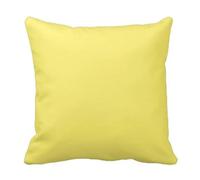 Light Yellow Size 18x18 Inches Plain Poly Cotton Cushion Cover Solid Blank Square Cushion Covers Decorative Cushion Case Throw Pillow cases for Bedroom Living Room Sofa Bed Car Seat Floor