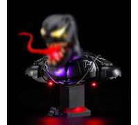 LIGHTAILING Led Light Compatible with Lego-76356 Venom Bust - Easy Install, Hidden Wiring, Home Decor & Gift-Ready (Model Not Included)
