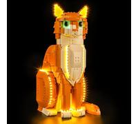 LIGHTAILING Led Light for Lego-21376 Ideas Orange Cat - Easy Install, Hidden Wiring, Home Decor & Gift-Ready (Model Not Included)