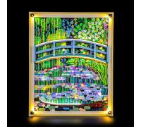 LIGHTAILING Led Light for Lego-31220 Art Claude Monet - Bridge over a Pond of Water Lilies - Easy Install, Hidden Wiring, Home Decor & Gift-Ready (Model Not Included)