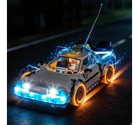LIGHTAILING Led Light for Lego-77256 Time Machine from Back to the Future - Easy Install, Hidden Wiring, Home Decor & Gift-Ready (Model Not Included)