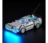 LIGHTAILING Led Light for Lego-77256 Time-Machine from Back to the Future - Easy Install, Hidden Wiring, Home Decor & Gift-Ready (Model Not Included)