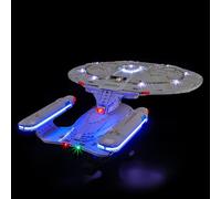 LIGHTAILING Light For Lego-10356 Icons Star Trek: U.S.S. Enterprise NCC-1701-D - Led Lighting Kit Compatible With Lego Building Blocks Model : Remote-Control Version - NOT Included The Model Set