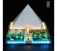 LIGHTAILING Light for Lego-21058 Great Pyramid of Giza - Led Lighting Kit Compatible with Lego Building Blocks Model:Remote-Control Version - NOT Included The Model Set
