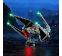 LIGHTAILING Light For Lego-75382 TIE Interceptor - Led Lighting Kit Compatible With Lego Building Blocks Model - NOT Included The Model Set