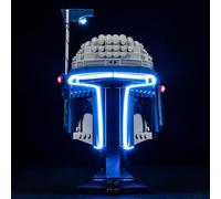 LIGHTAILING Light for Lego-75408 Jango-Fett Helmet - Led Lighting Kit Compatible with Lego Building Blocks Model - NOT Included The Model Set