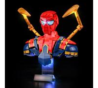 LIGHTAILING Light For Lego-76326 Iron Spider-Man Bust - Led Lighting Kit Compatible With Lego Building Blocks Model - NOT Included The Model Set