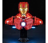 LIGHTAILING Light for Lego-76327 Iron-Man MK4 Bust- NOT Included The Model Set