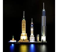 LIGHTAILING Light Set For (Architecture New York City) Building Blocks Model - Led Light kit Compatible With Lego 21028(NOT Included The Model)