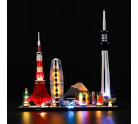 LIGHTAILING Light Set For (Architecture Tokyo) Building Blocks Model - Led Light kit Compatible With Lego 21051(NOT Included The Model)