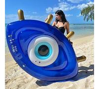 Lightandagile Inflatable Eyeball Pool Float Lie On Greek Eye Floating Mattress Pool Lounge For Beach Floaty Summer Fun Toys
