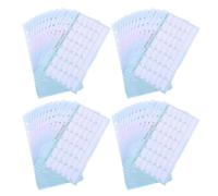 LIGHTAOTAO 10 Books A6 Binder Refills with 6 Ring Holes, Weekly Schedule Inserts and Monthly Overview Planner Organizer, Paper Material with Ink Bleed Resistance, Suitable for Office and Home