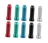 LIGHTAOTAO 100pcs Bike Cable End Caps Aluminum Alloy Brake Wire Tips Protective Covers for Bicycle Brake and Shift Cables Rust-Resistant Replacement Accessories