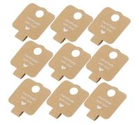 LIGHTAOTAO 100pcs Kraft Paper Jewelry Display Cards for Bracelets Necklaces Hair Bands Folding Packaging Tags for Professional Bracelet Showing and Jewelry Supplies