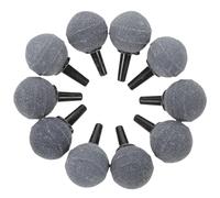 LIGHTAOTAO 10pcs Aquarium Air Stones for Fish Tank and Hydroponic Nutrient Tank Sandstone Material with Fine and Smooth Surface Easy to Use Small Aquarium Bubbler for Home