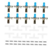 LIGHTAOTAO 10pcs Automatic Rabbit Water Feeder with Spring Design Splash Rabbit Cage Drinker Easy Install Water Dispenser Station for Bunny and Small Pets