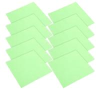 LIGHTAOTAO 10pcs Green Double-Sided Microfiber Cleaning Cloth for Musical Instruments Guitar Bass Violin Piano Polishing and Maintenance Wipe Cloths