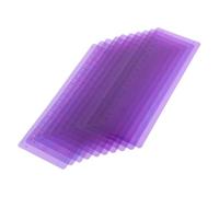 LIGHTAOTAO 10pcs Purple Large Reading Guide Rulers with Highlight Strips and Measurement Scale for Kids, Dyslexia-Friendly Visual Tracking Bookmarks for Reading Assistance and Classroom Use