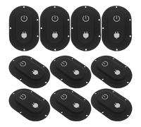 LIGHTAOTAO 10pcs Rubber Button Caps Replacement for Robot Vacuum Cleaner Switch Buttons, Soft Nitrile Rubber Conductive Pad Kit with Easy Installation for Daily Heavy Use and Frequent