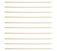 LIGHTAOTAO 10Pcs Solid Wood Round Dowels 5Mm X 300Mm for Shadow Puppet Control and Craft Sticks DIY Wooden Rods Wood Poles for Model Manipulation and Crafting