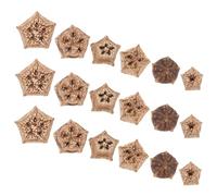 LIGHTAOTAO 12pcs Natural Parrot Chewing Toys for Cage Bird Toys for Parakeets and Cockatiels Sturdy Foraging Blocks for Pet Birds Chewable Seed Nuts Small Shredding Accessories