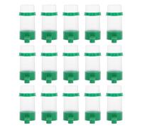 LIGHTAOTAO 15pcs Automatic Bird Water Dispenser and Feeder for Cage Spillproof Design and Easy Monitoring, Plastic Water Bowl Suitable for Cockatiel and Quail