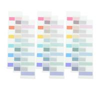 LIGHTAOTAO 180pcs Colorful Coated Adhesive Sticky Tabs for Notebooks with Dividers, Book Marking Tabs to Help Find Key Points and Make Messages More Eye-catching, for Schools and Reading