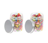 LIGHTAOTAO 2 Pieces Portable Knitting Markers with Plastic Locking Clips, Multi-Function Crochet Stitch Markers for Sweater Weaving and DIY Sewing Tools, Suitable for Crafting and Knitting