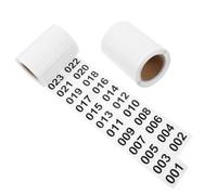 LIGHTAOTAO 2 Rolls Thermal Sensitive Adhesive Number Labels Stickers for Inventory and Warehouse Environments Loss Prevention and Simple Management Features