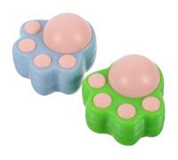 LIGHTAOTAO 2 Sets Rotating Claw Shape Catnip Ball for Cats Indoor Interactive Self Amusing Chewing Licking Cat with Spin for Oral Health and Playtime Entertainment