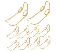 LIGHTAOTAO 20pcs 25.2mm Golden Water Key Spit Valve Springs for Trumpet, Instrument Metal Springs Replacement Accessory, Suitable for Brass Trumpet Valves