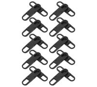 LIGHTAOTAO 20pcs Mini S Shaped Alloy Carabiner Locks for Keys and Chains, Space Saving and Exceptional Strength, for Camping and Multiple Occasions, Anti-theft Zipper Locks for Luggage