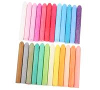 LIGHTAOTAO 24pcs Water Soluble Chalk with Comfortable Grip Dust Drawing Chalk for Blackboard Classroom Outdoor Pavement and Art Projects for Teachers