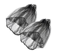 LIGHTAOTAO 2pcs Adjustable Nylon Mesh Birdcage Cover Tear-resistant Cage Protector with Breathable Washable Skirt for Large Parrots Cockatiels Parakeets Dustproof Cage Guard for Home