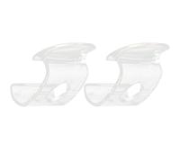 LIGHTAOTAO 2pcs Cordless Blind Lifting Grips Plastic Curtain Clips with Reinforced Pull Handles Suitable for Daily Use on Roller Shade Parts