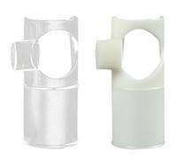 LIGHTAOTAO 2pcs Flute Blow Aid for Beginners Large Size C/d Tone Flute Mouthpiece Replacement Musical Instrument Parts Accessory for Easy Bamboo Playing