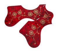 LIGHTAOTAO 2pcs Guitar Pick Guard Self-adhesive Scratch Plate Protector for Acoustic Guitar Flower Pattern Pickguard Material